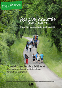 2019 Balade contee journee du patrimoine affiche A3